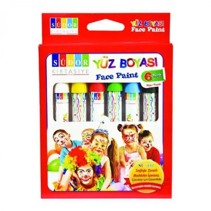 Südor Yüz Boyası Set 6Lı