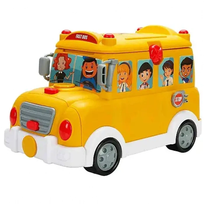 Sunman School Bus Shop Binilebilen 34 Parçalı Sesli Işıklı Set