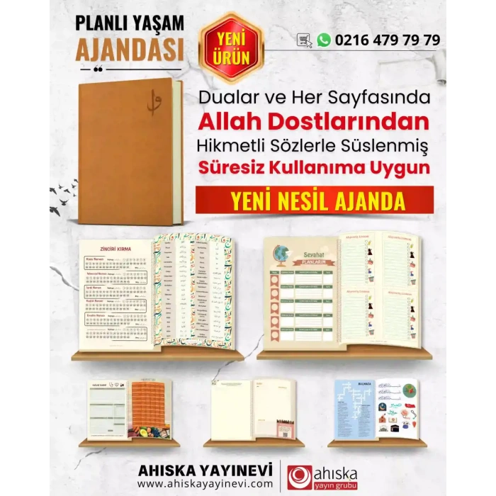 Süresiz Planlı Yaşam Ajandası - Stickerlı