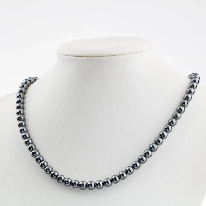 Trehartz 6 mm Dizi Doğal Taş Kolye