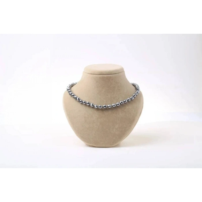 Trehartz 8 mm Düğümlü Doğal Taş Kolye