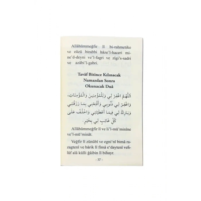 Umre ve Hac Duaları Türkçe Okunuşları İle