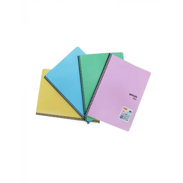 Umur Mynote Çizgili Defter 96 Yp A4 Flex Pastel Kapak Spiralli