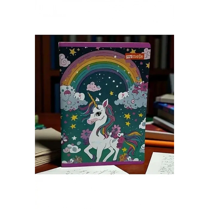 Umur Mynote Unicorn Kareli Defter 60 Yp A4 Pp Kapak Tel Dikiş