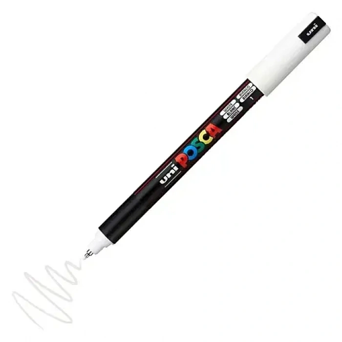 Uniball Posca 1M Markör 0.7 mm Beyaz