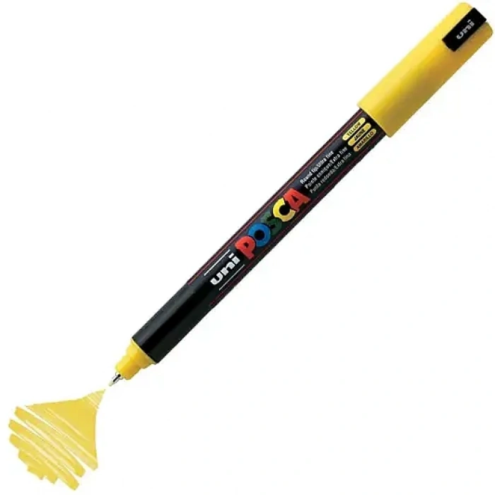 Uniball Posca 1M Markör 0.7 mm Sarı