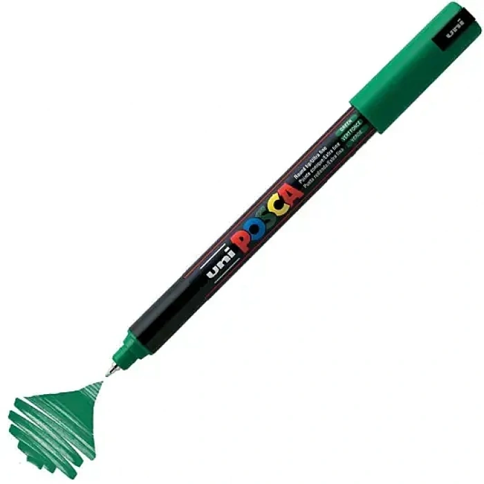 Uniball Posca 1M Markör 0.7 mm Yeşil