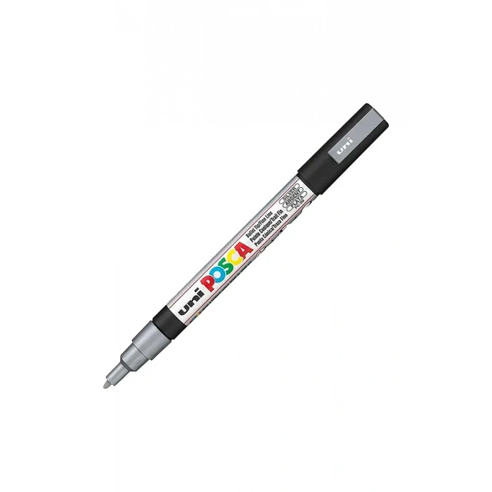 Uniball Posca 3M Markör 1.3 mm Gümüş