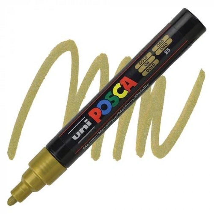 Uniball Posca Marker Altın