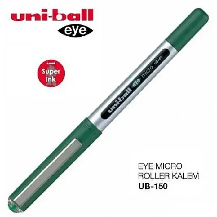 Uniball UB-150 Roller Kalem 0.5 mm Yeşil