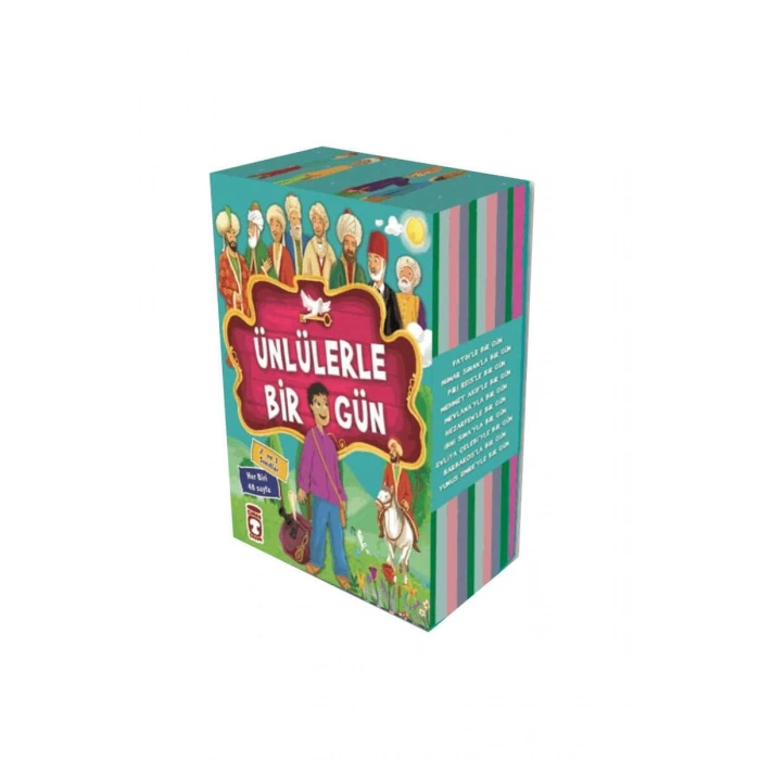 Ünlülerle Bir Gün 1 10 Kitap Set