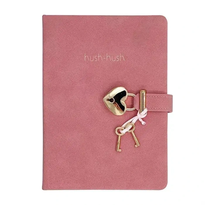 Victorias Journals Hush Hush Pastel Yeşil Kalp Kilitli Çizgili 160 Yp 13x18