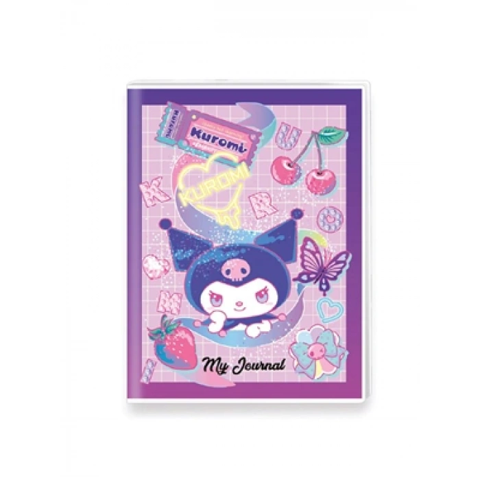 Vj Kuromi Mini Journal A6 128Yp 80Gr Mor