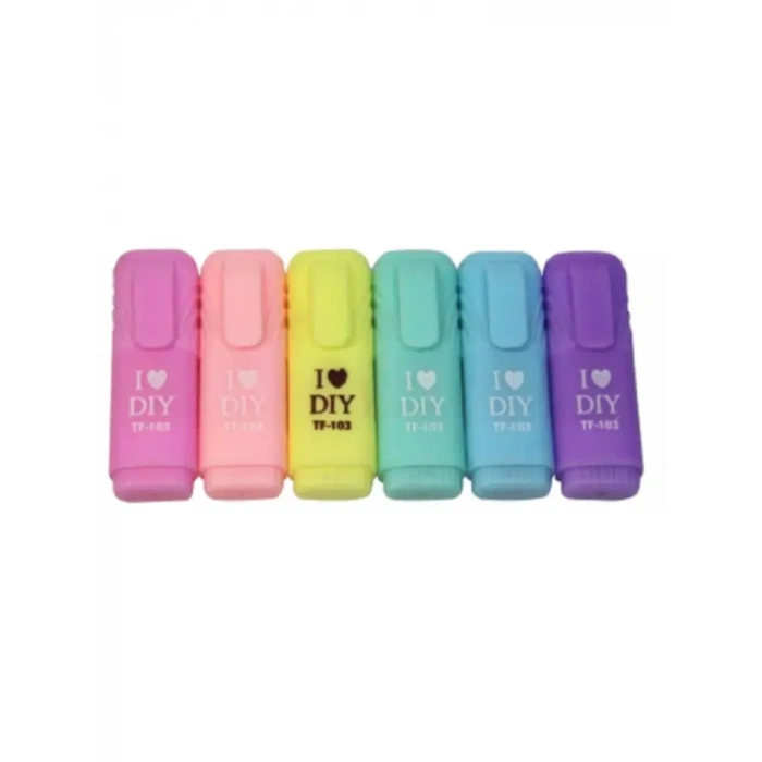 Vtk Fosforlu Kalem Mini 6Lı Set