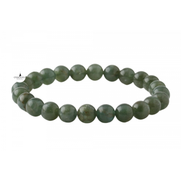 Yeşil Apatit 8mm Doğal Taş Bileklik