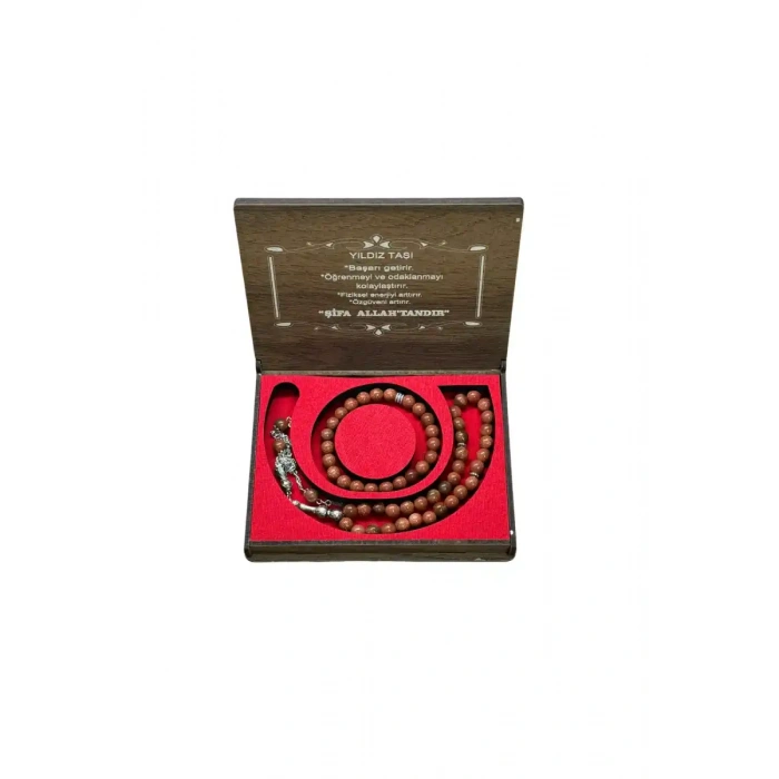 Yıldız Taşı 33 Lük Tesbih & Bileklik Set