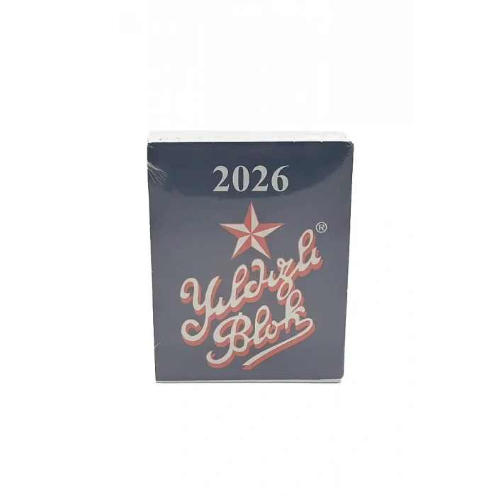 Yıldızlı 2026 Blok Masa Takvimi