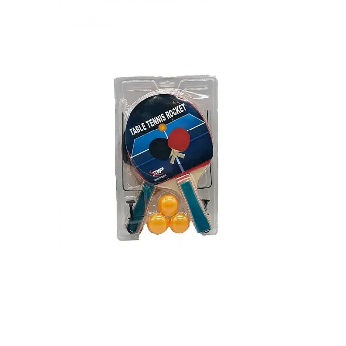 Zizu Masa Tenis Raketi 2 Li 3 Top Masa Fileli