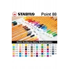 Stabilo 88 Point Keçe Uçlu Kalem Kahverengi
