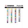 Stabilo 88 Point Keçe Uçlu Kalem Kahverengi