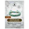 Amazonit 3-4mm Çift Sıra Doğal Taş Bileklik