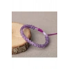 Ametist 3-4mm Çift Sıra Doğal Taş Bileklik