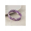 Ametist Doğal Taş Geniş Kesim Bileklik