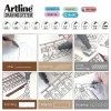 Artline Drawing System Brush Teknik Çizim Kalemi Siyah Fırça Uçlu