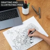Artline Drawing System Brush Teknik Çizim Kalemi Siyah Fırça Uçlu