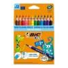 Bic Evolution Üçgen Jumbo Kuruboya 12Li 8297356