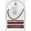 Bordo Granat Lal 6 mm Dizi Doğal Taş Kolye