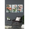 Çiçek 3d 3lü Mdf Tablo