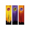 Çiçek Art 3lü Mdf Tablo