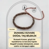 Dumanlı Kuvars 3-4mm Çift Sıra Doğal Taş Bileklik