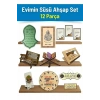Evimin Süsü Ahşap Set 12 Parça