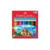 Faber Castell Karton Kutu Kuru Boya Kalemi 24 Renk Tam Boy
