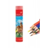 Faber Castell Metal Tüp Kuru Boya Kalemi 12 Renk Tam Boy