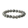 Gri Jasper 10mm Doğal Taş Bileklik