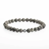 Gri Jasper 6mm Doğal Taş Bileklik