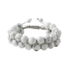 Havlit 8mm Çift Sıra Makrome Doğal Taş Bileklik