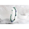 Hazel, Malahit-Lapis-Apatit-Akuamarin Doğal Taş Bileklik