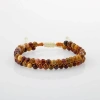 Jasper 3-4mm Çift Sıra Doğal Taş Bileklik
