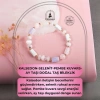 Kalsedon-Selenit-Pembe Kuvars-Ay Taşı Doğal Taş Bileklik