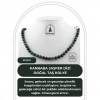 Kanbaba Jasper 8 mm Dizi Doğal Taş Kolye