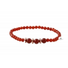 Kırmızı Akik 4mm Doğal Taş Bileklik
