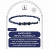 Lapis Lazuli 4mm Doğal Taş Bileklik