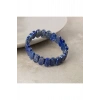 Lapis Lazuli Doğal Taş Geniş Kesim Bileklik