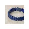 Lapis Lazuli Doğal Taş Geniş Kesim Bileklik