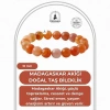 Madagaskar Akiği 10mm Doğal Taş Bileklik