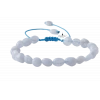 Mavi Akik Natürel Kesim Doğal Taş Bileklik